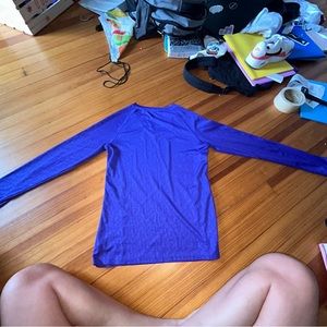 Champion purple longsleeve drift top XS